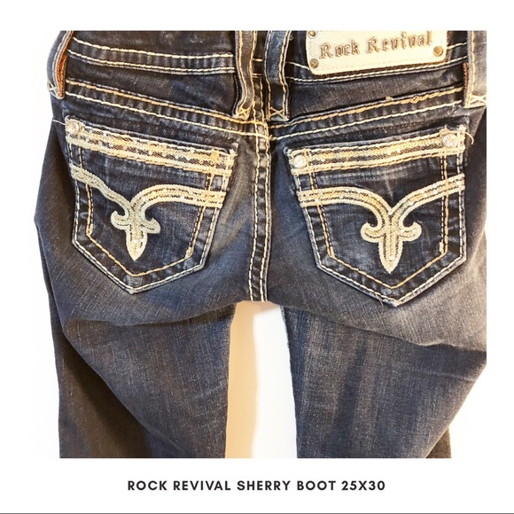 Rock Revival Jeans Sherry Boot 25x30 - Picture 2 of 4